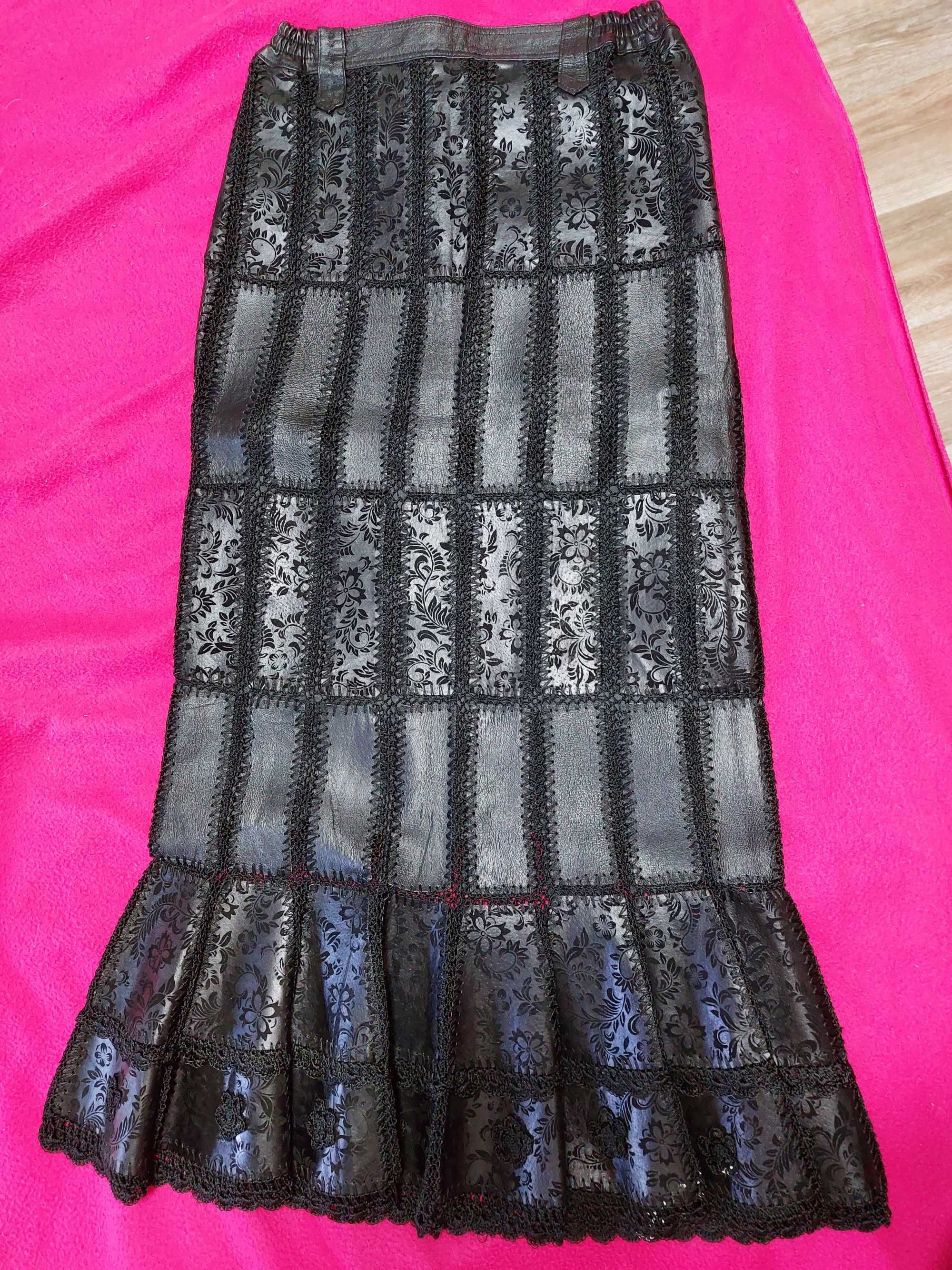 Юбка кожаная XL продам