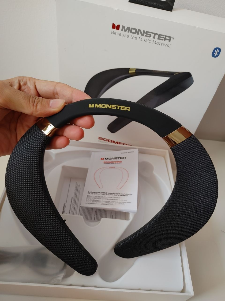 Безпроводные наушники Monster Boomerang Гарнитура Bluetooth 3D Dolby