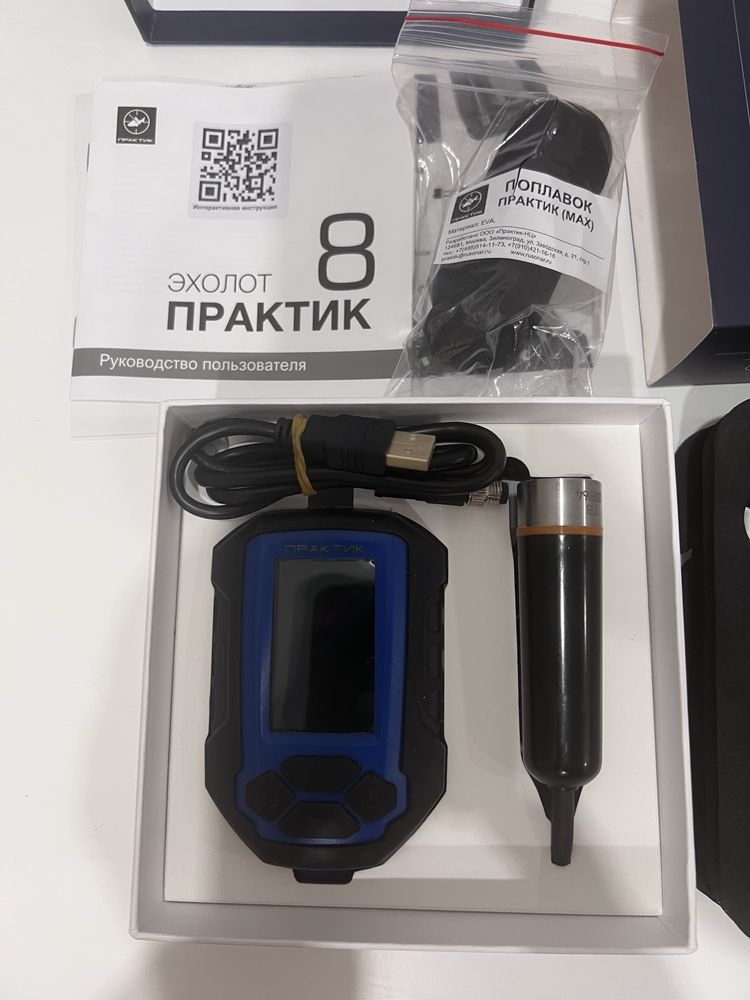 Эхолот для рыбалки Практик 8 ВЕРСИЯ 2! с цветным экраном