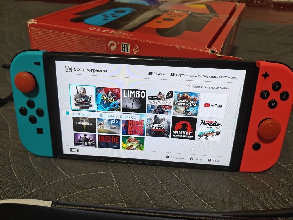 Nintendo switch oled прошитый