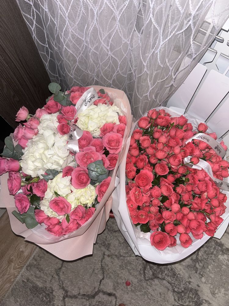 Цветы 2 букета свежие
