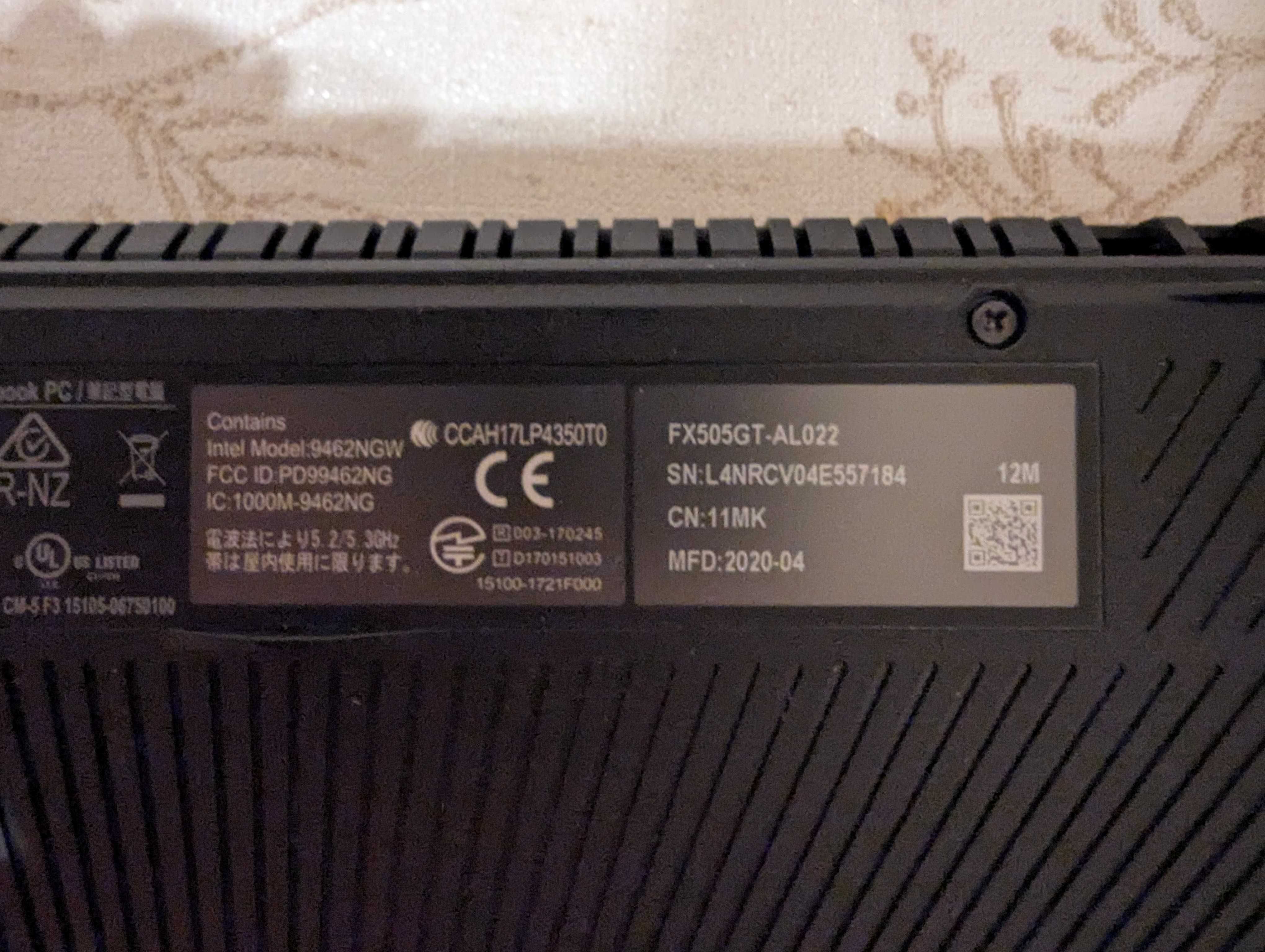 Игровой ноутбук Asus TUF FX505GT - i5-9300H/32ГБ/512SSD/GTX1650/15.6"