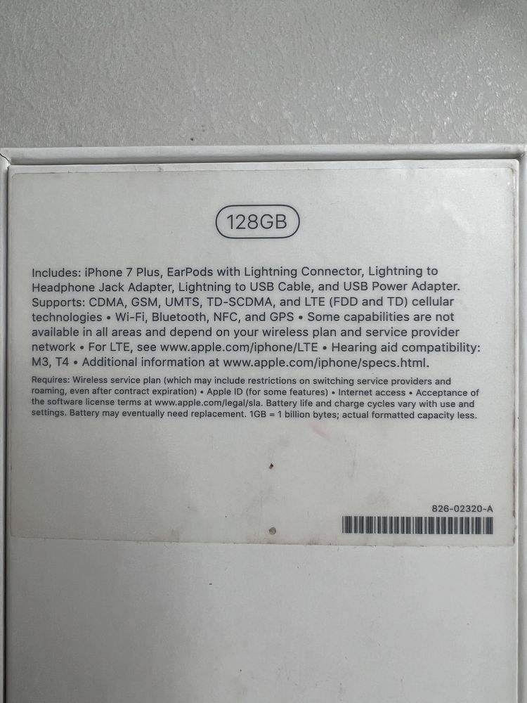 iPhone 7 plus/7+ 128gb Rose Gold