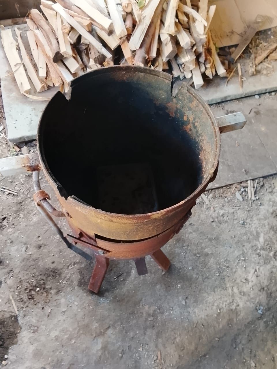 Срочно продам печь под казан