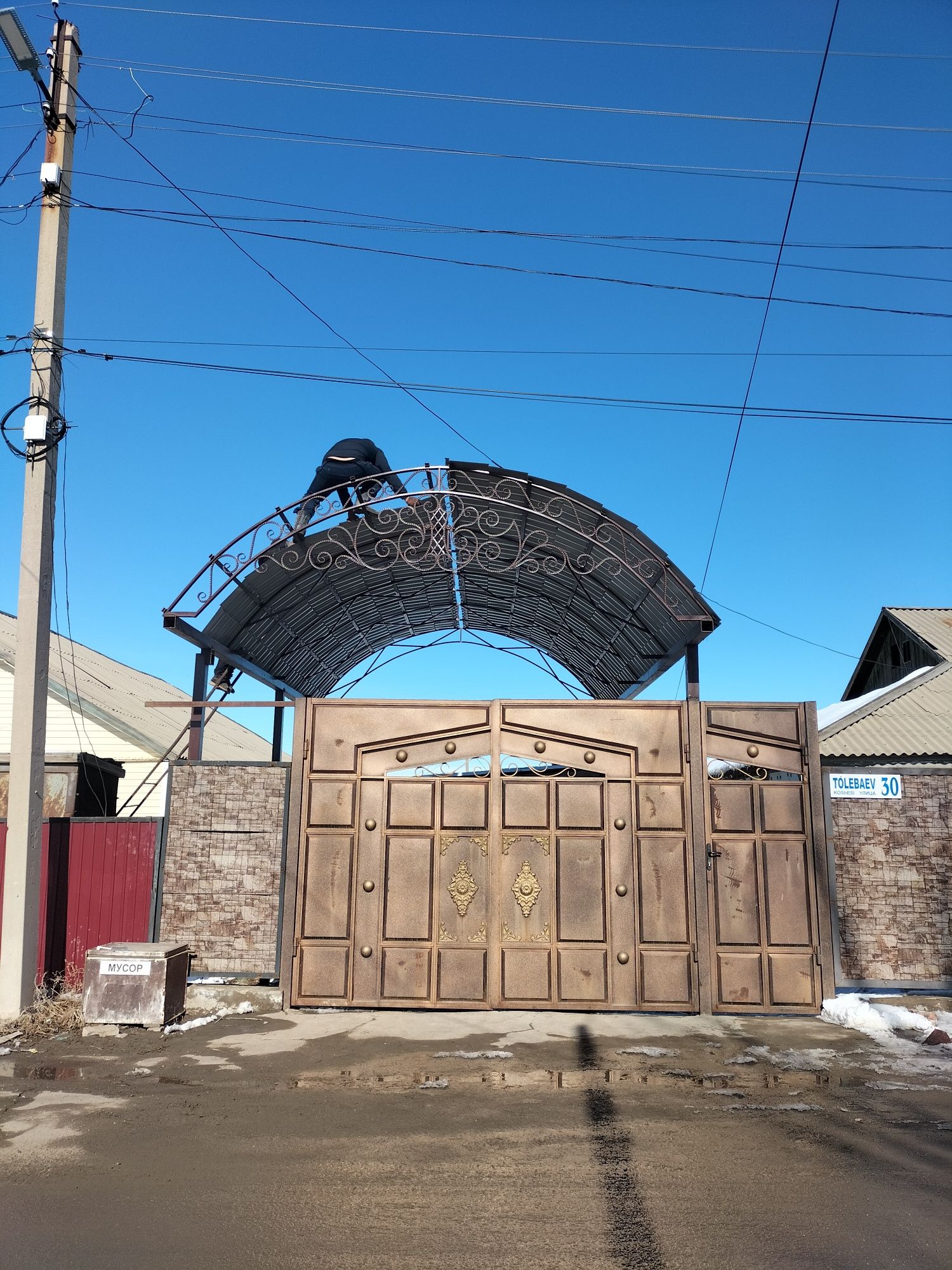 Изготовление навесов. Любые Металлоконструкции. Ворота.