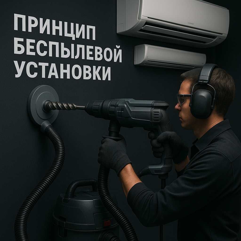 Без пылевая установка кондиционеров, ремонт и обслуживание