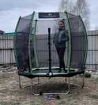 Отправка с Алматы Каркасный Батут сеткой детский взрослый
