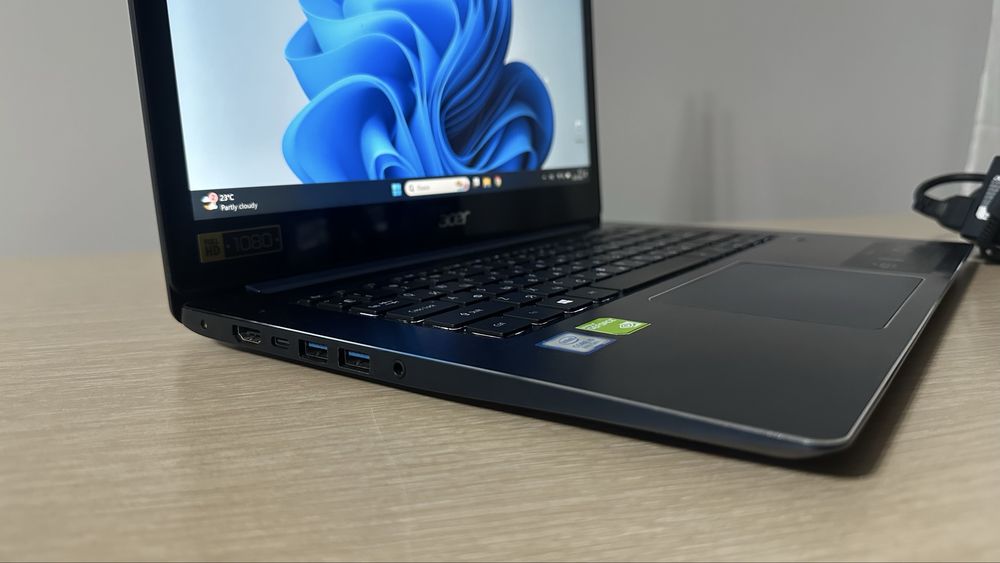 Премиум ультрабук Acer Swift Core i5, 8GB, 512GB SSD, Nvidia, FHD ips
