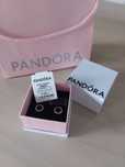 Серьги Pandora оригинал позолоченное