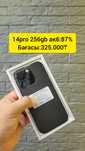 Iphone 14pro 256gb (87%)сатылады