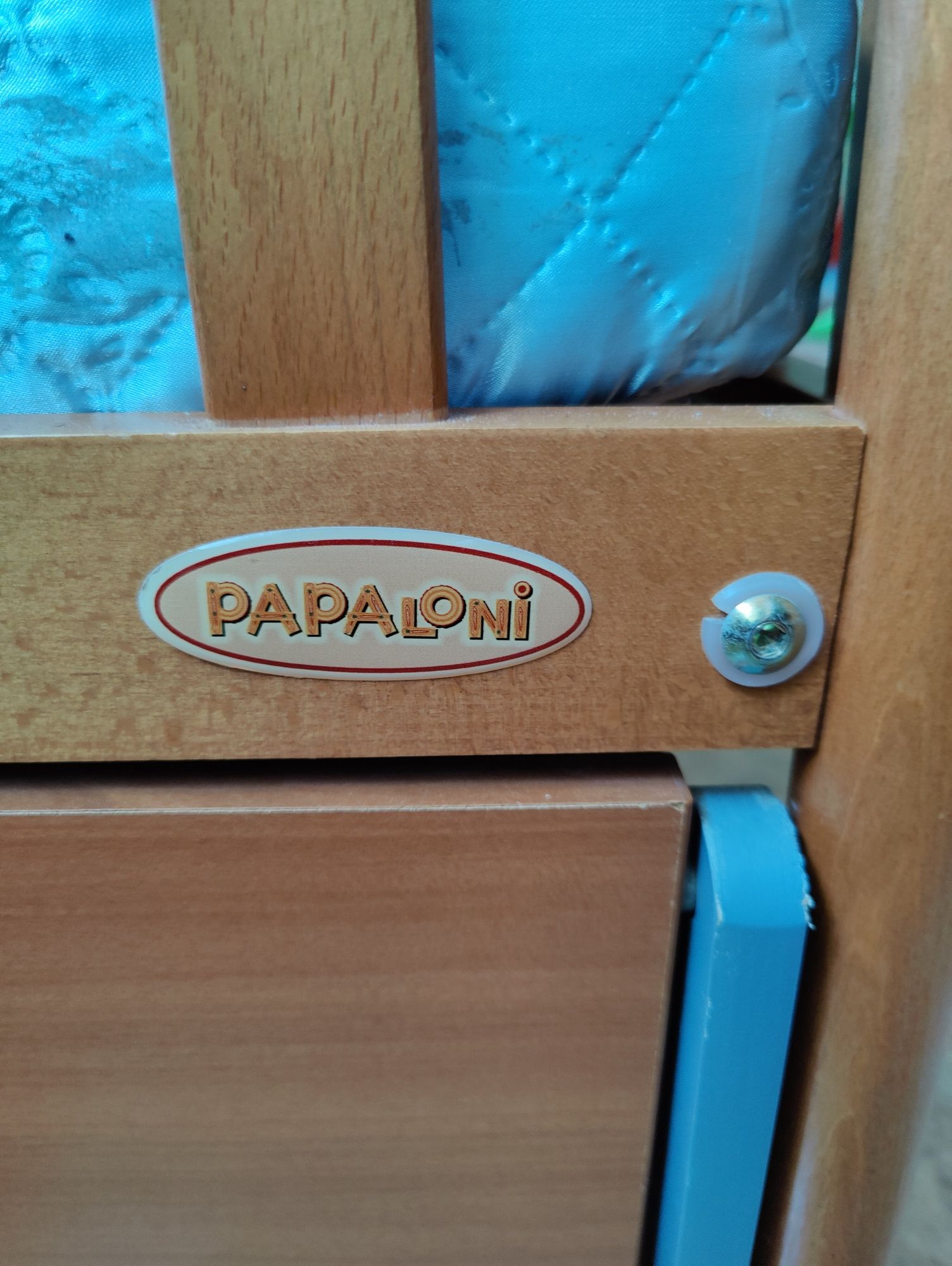 Манеж кровать детский из натурального деревоPapaloni