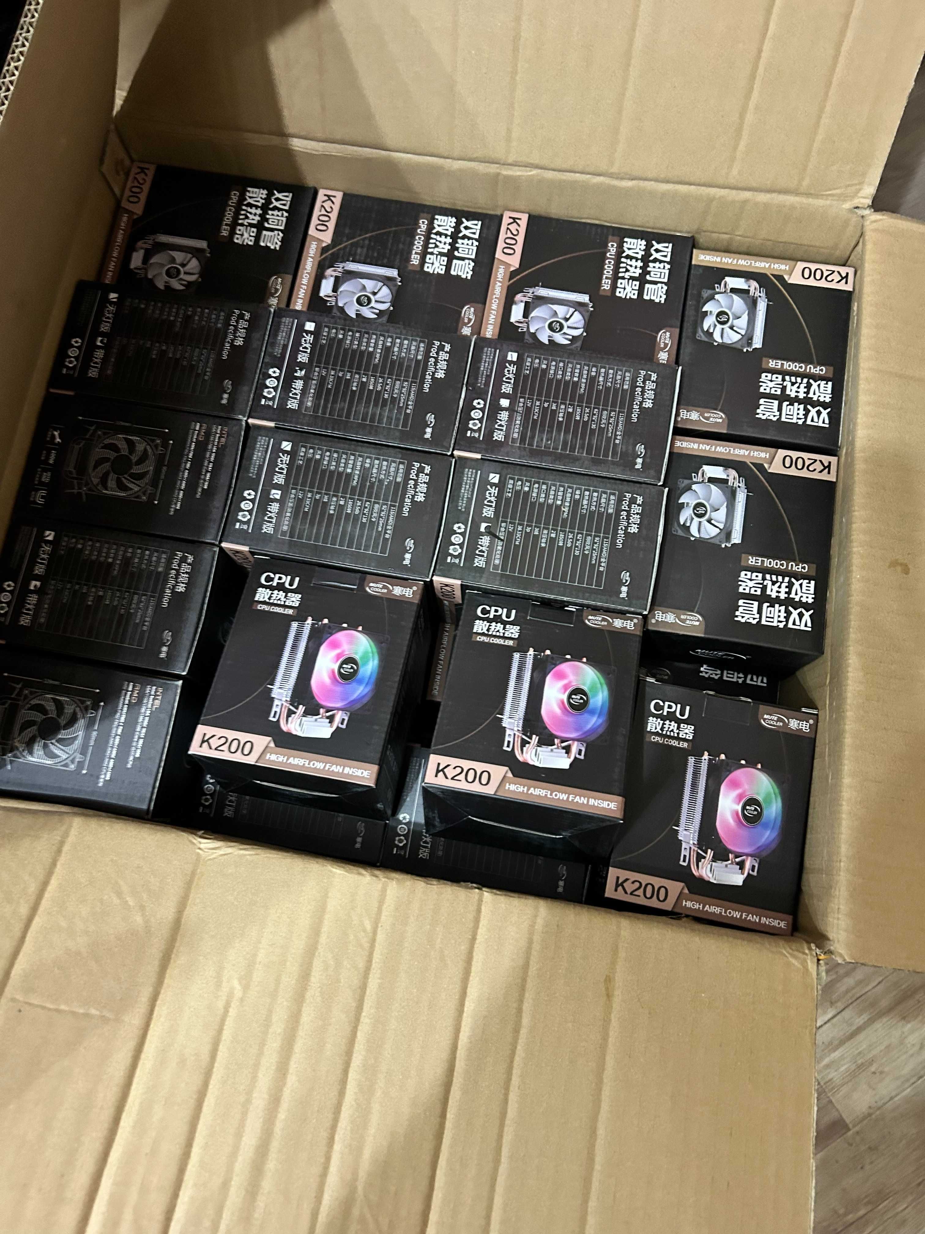 cooler процессора Башня rgb 150 шт