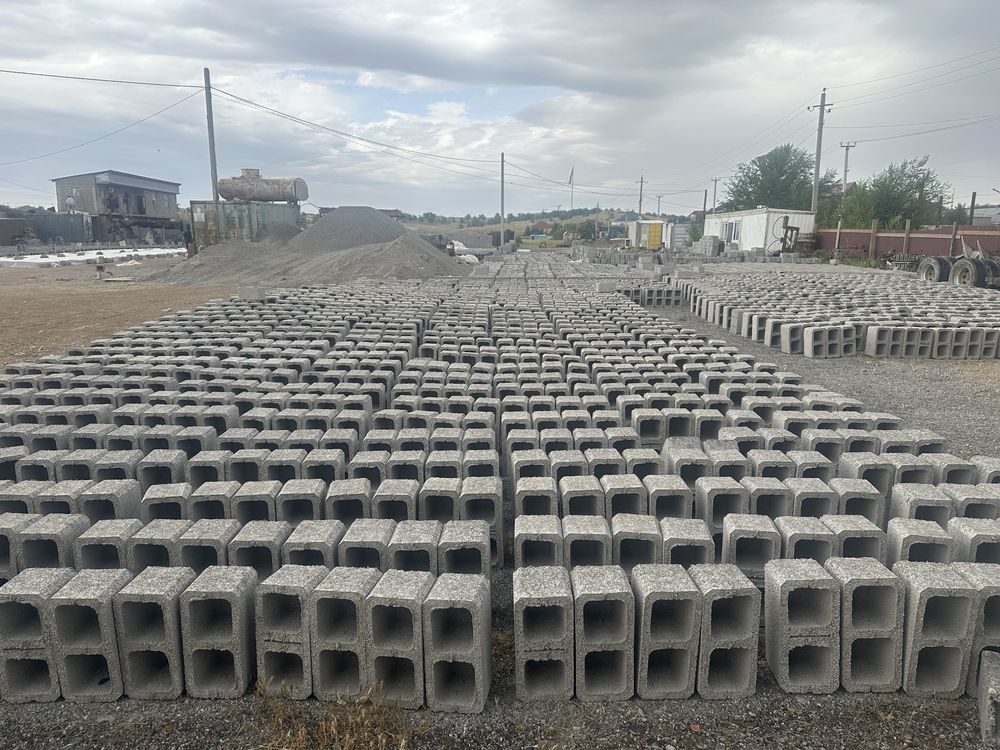 Шлакоблок пескоблок сплитерный блок рванный
