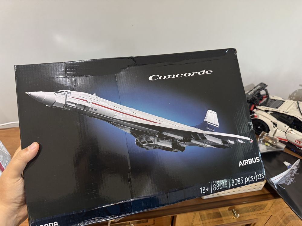 Конструктор самолёт Concorde (Airbus) — 2083 деталей