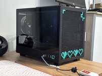 Компактный iTX компьютер комп ПК RTX 5060 RYZEN 5 7500F 32Gb