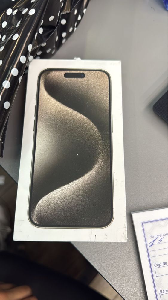 Iphone 15pro 128GB Новый запечатанный с гарантией
