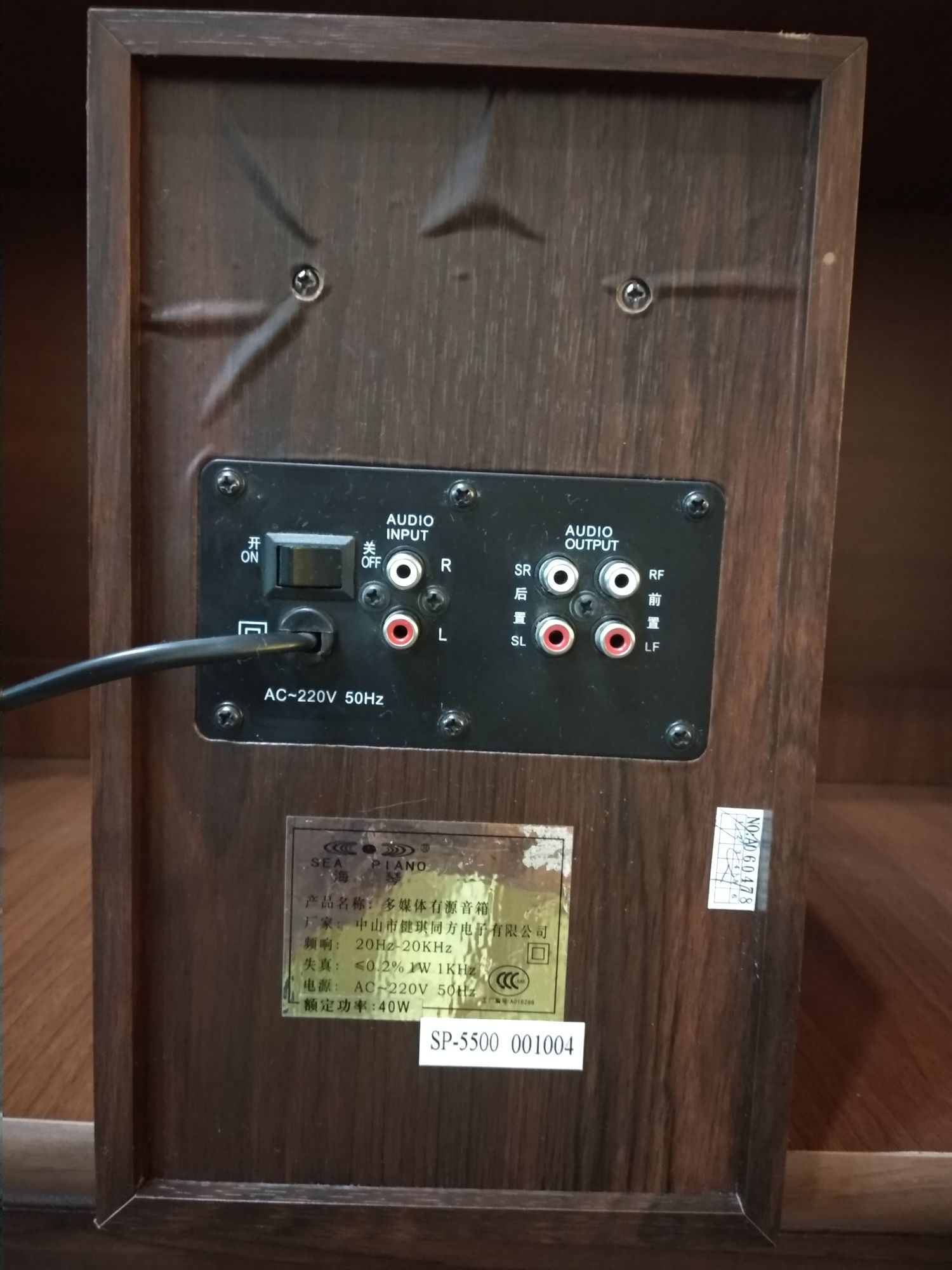 Акустические колонки с функцией караоке SP-5500