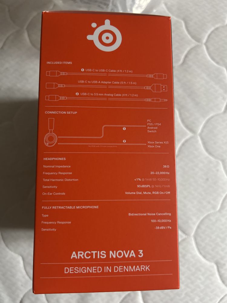 Наушники игровые Steelseries Arctis Nova 3