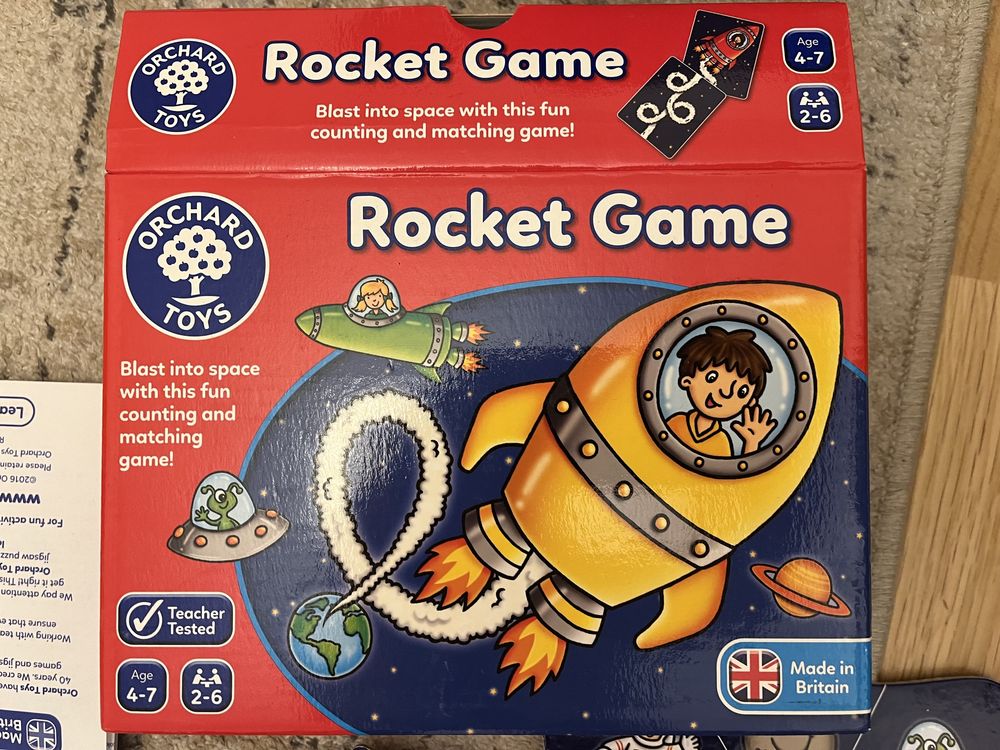 Новая настольная игра 4-7лет Rocket Game от Orchard toys