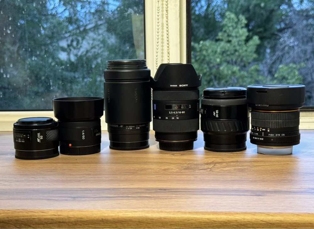 Объективы на байонет А (A-mount) Minolta/Sony