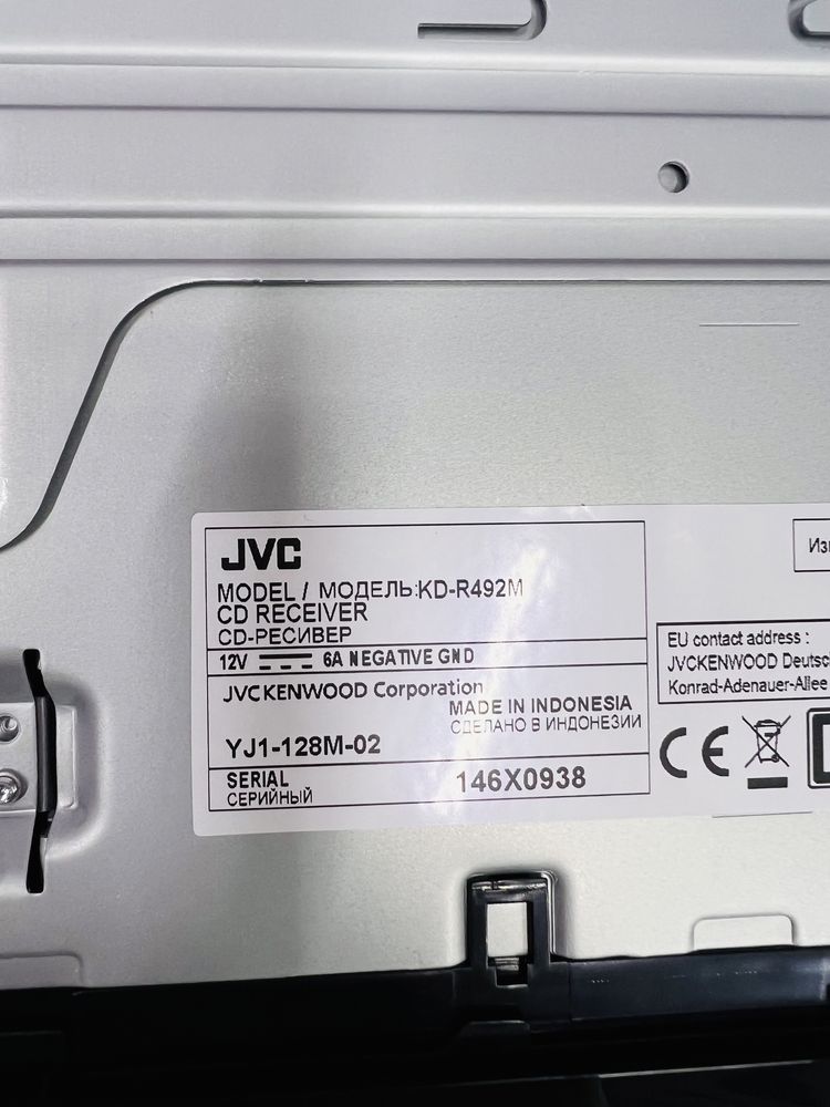 Оригинал магнитола магнитафон JVC 492М Индонезия шикарный звук!