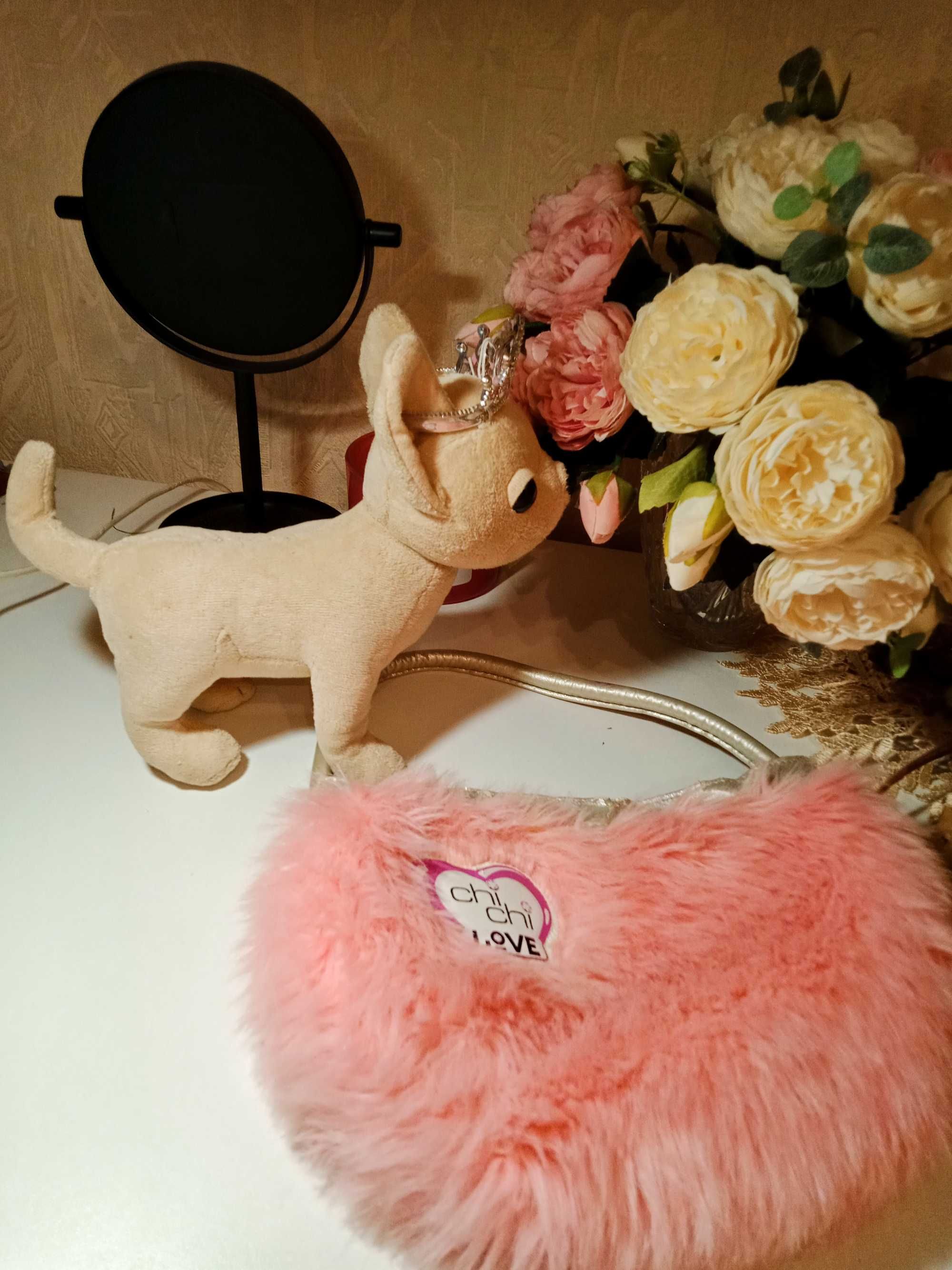 Игрушка Chi-Chi love, собачка чихуахуа с сумочкой оригинал.