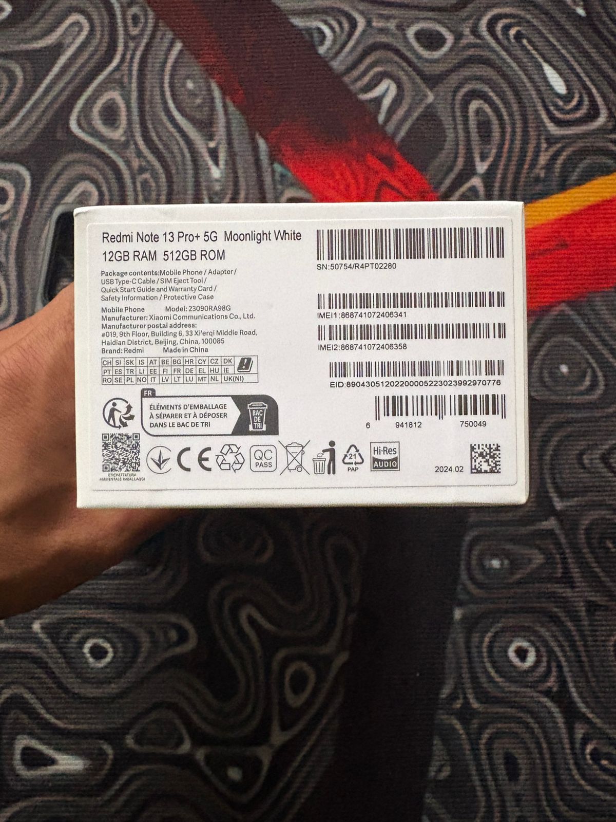 Redmi Note 13 PRO +5G 12GB RAM 512 GB ROM ESIM в хорошем состоянии