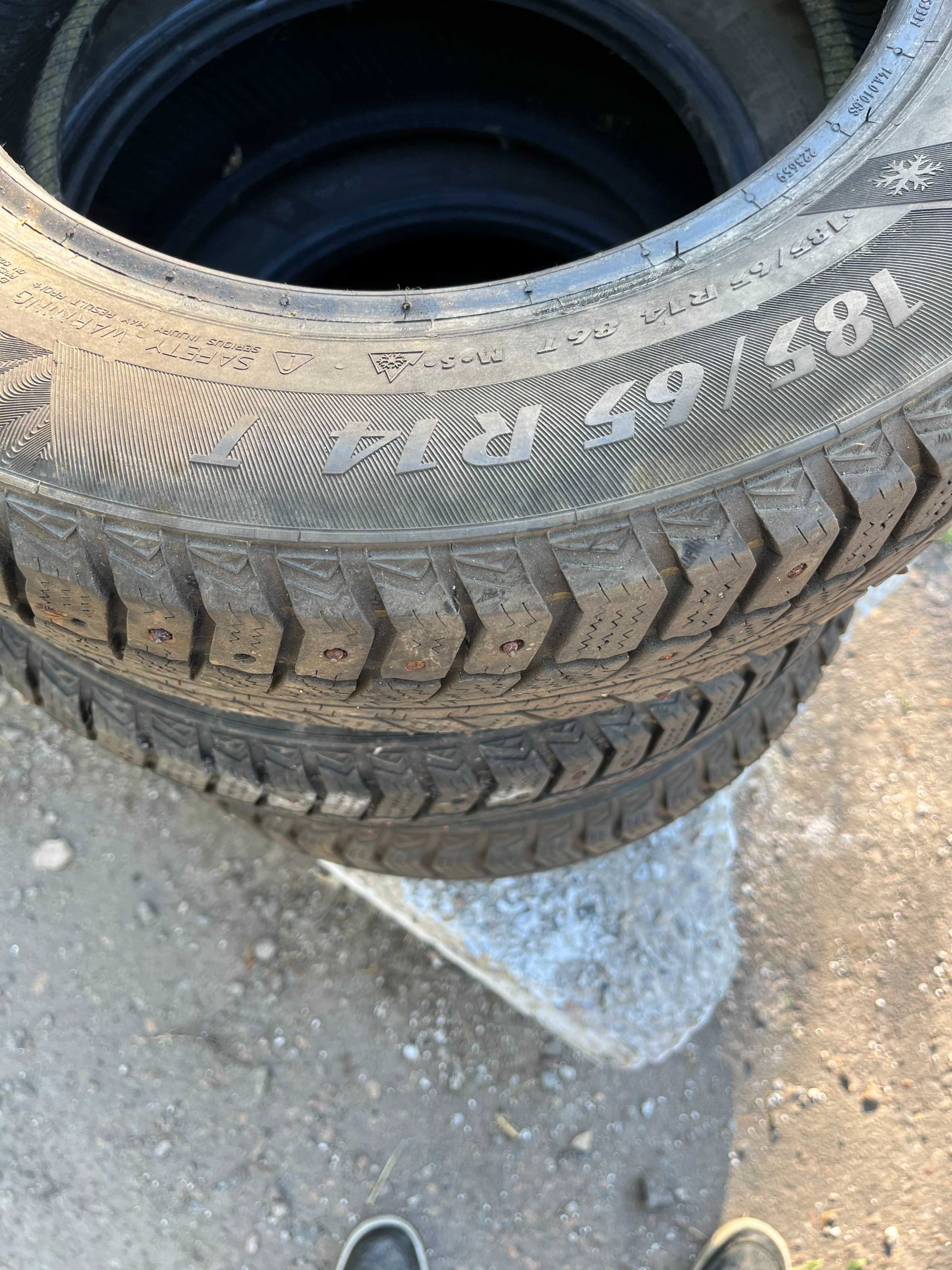 Шины 185/65/R14 Matador Зимние Шипованные. 185/60/R14 Kama Euro (БУ)