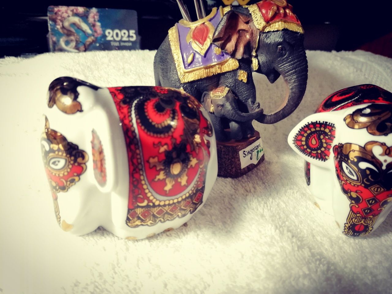 Новые Сувенирные слоны (Шри-Ланка, Сингапур).