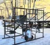 Доильный станок (на 2 коровы) с использованием доильного аппарата