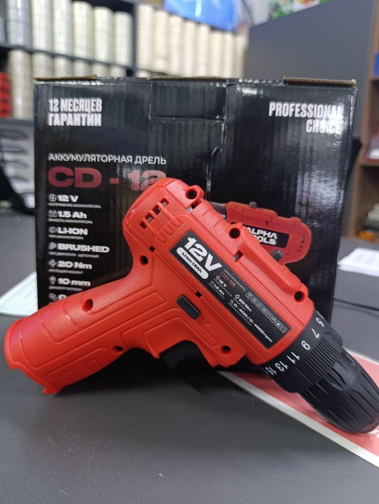 Шуруповёрт AlphaTools 12v