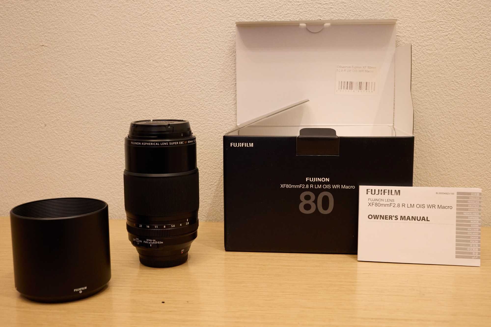 Объектив FUJIFILM XF 80mm f/2.8 R LM OIS WR Macro