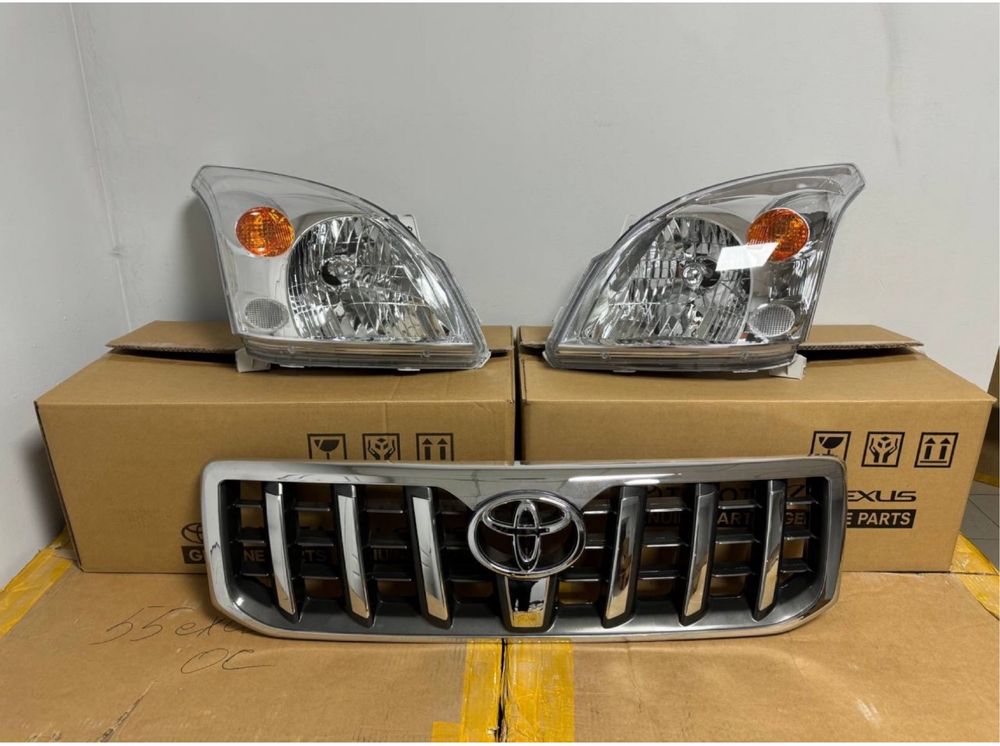 Диффузор радиатора Прадо 120 hilux дифузер крыло тойота ленд крузер
