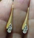 Продам золотые серьги 585* пробы