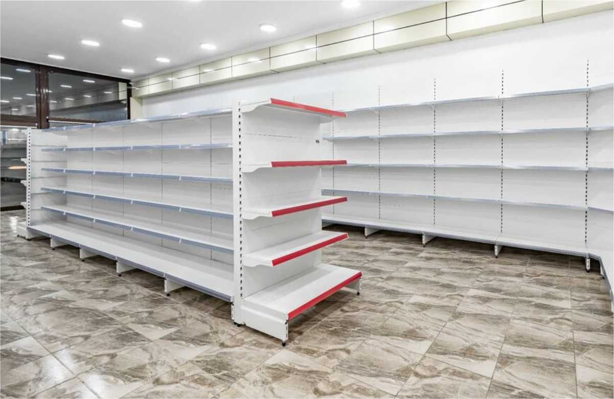 Современные решения для магазинов, торговые стеллажи aets
