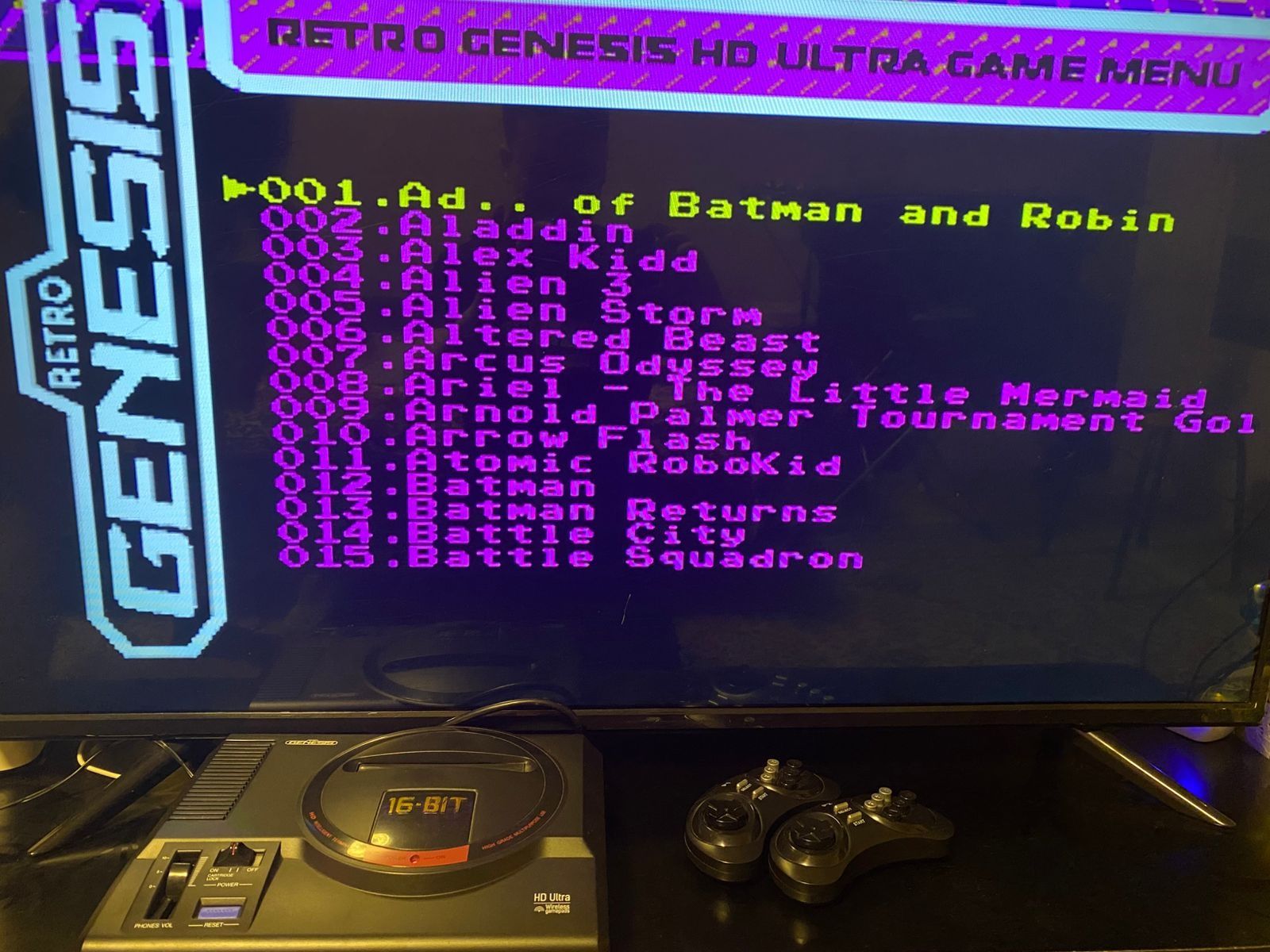 SEGA, GENESIS, 150 встроенных игр