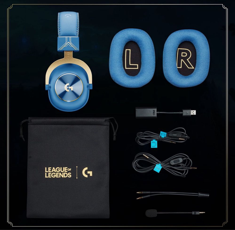 Игровые Наушники Logitech G Pro X LOL