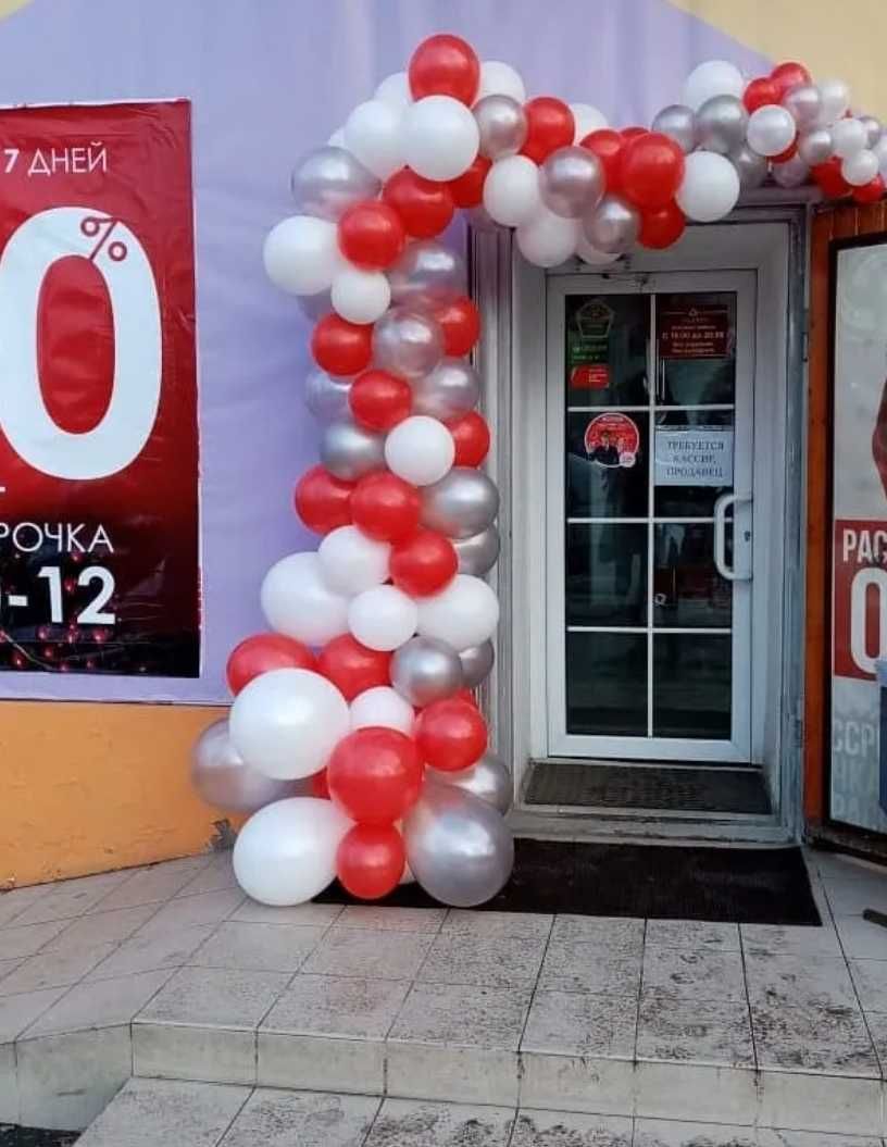 Оформление шарами. Арки, Фотозоны в Атырау.