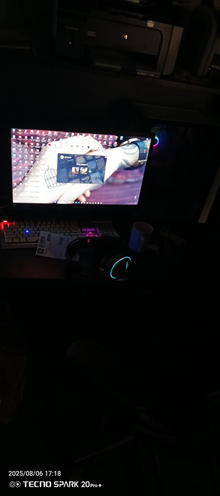 Продаётся игровой настольный компьютер + игровое кресло: