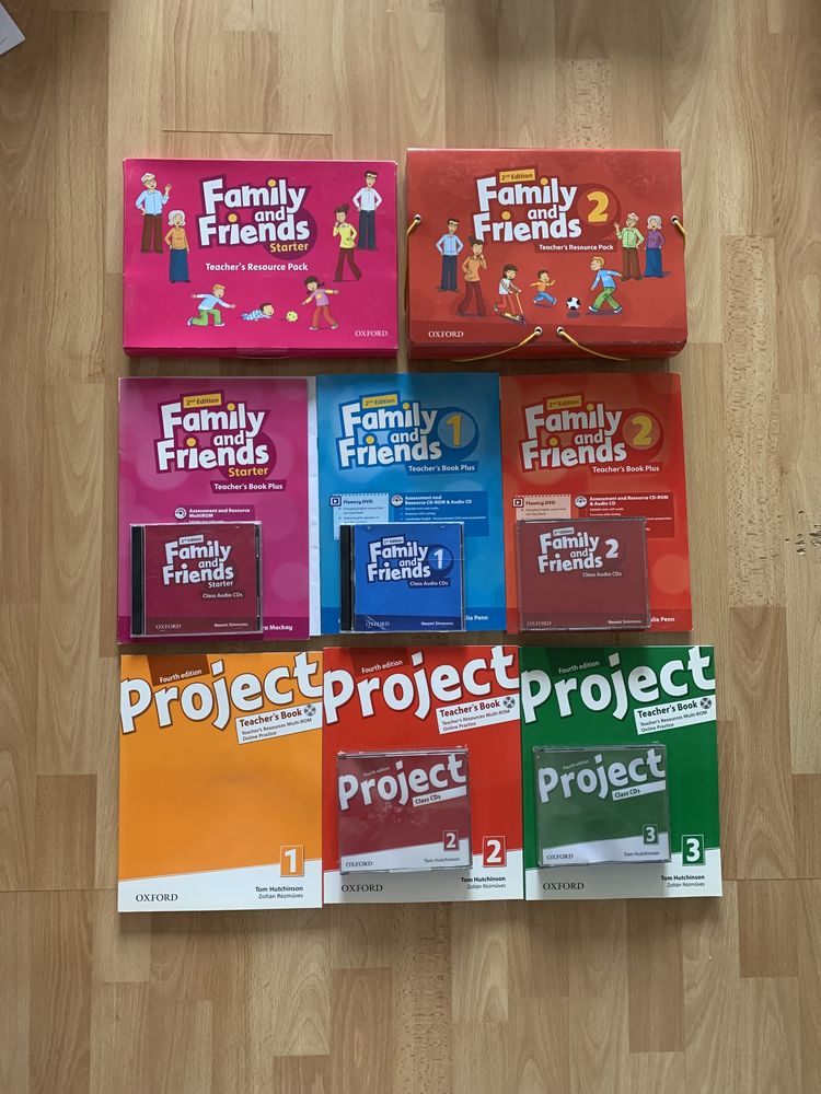 English File Teachers Guide,CD, Family and Friends, Project