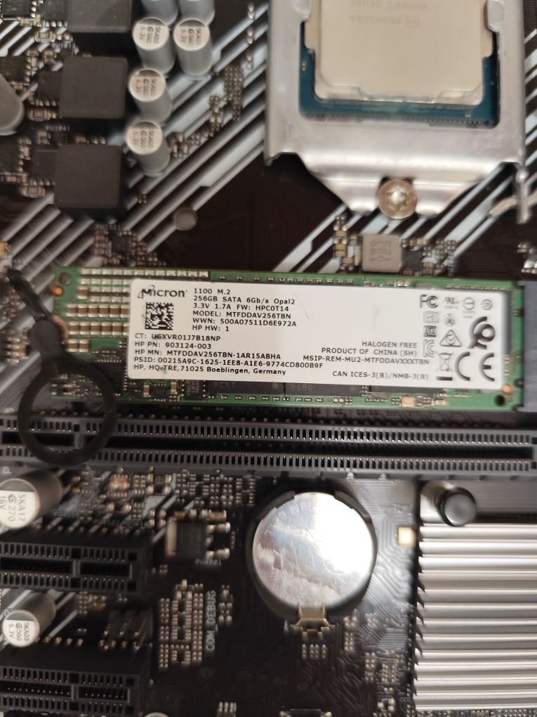 Продам комплект Asus Prime H410m-E+ i5 10400f+ m2 256gb+ ozu 16gb