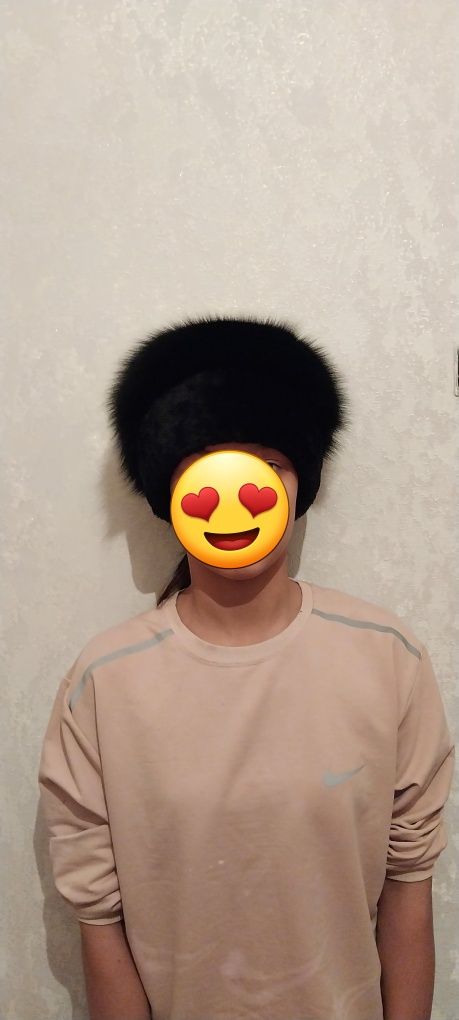 Шапка норковая  почти новый