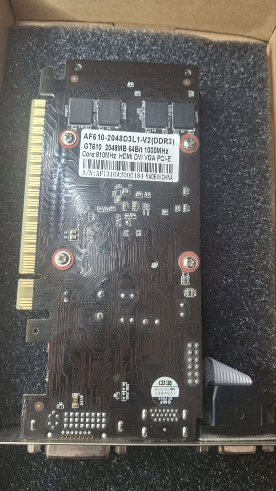 Видеокарта gt610 2gb