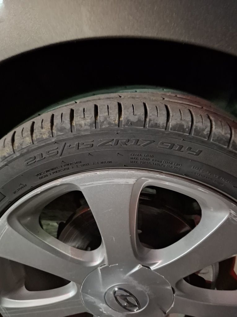 Титанки R17 с шинами 215/45
