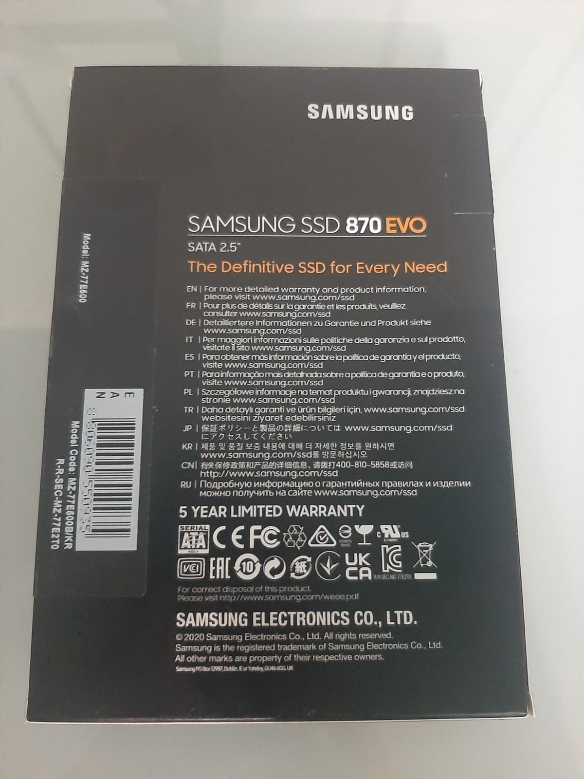 Продам SSD Samsung 500 GB