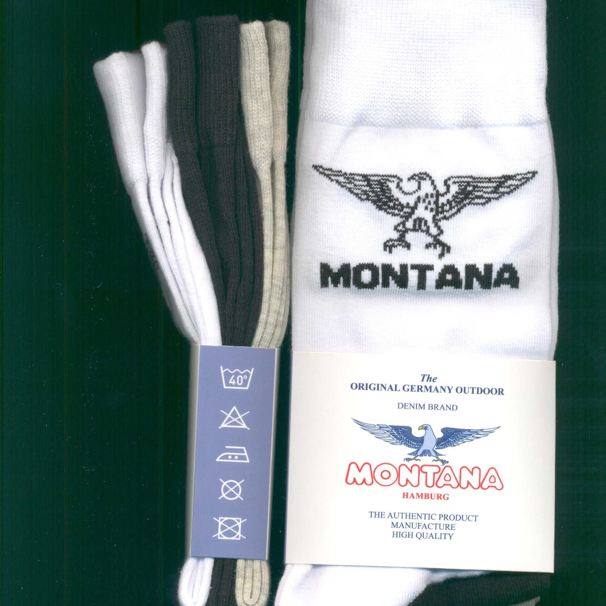 Носки германского джинсового бренда "Montana"