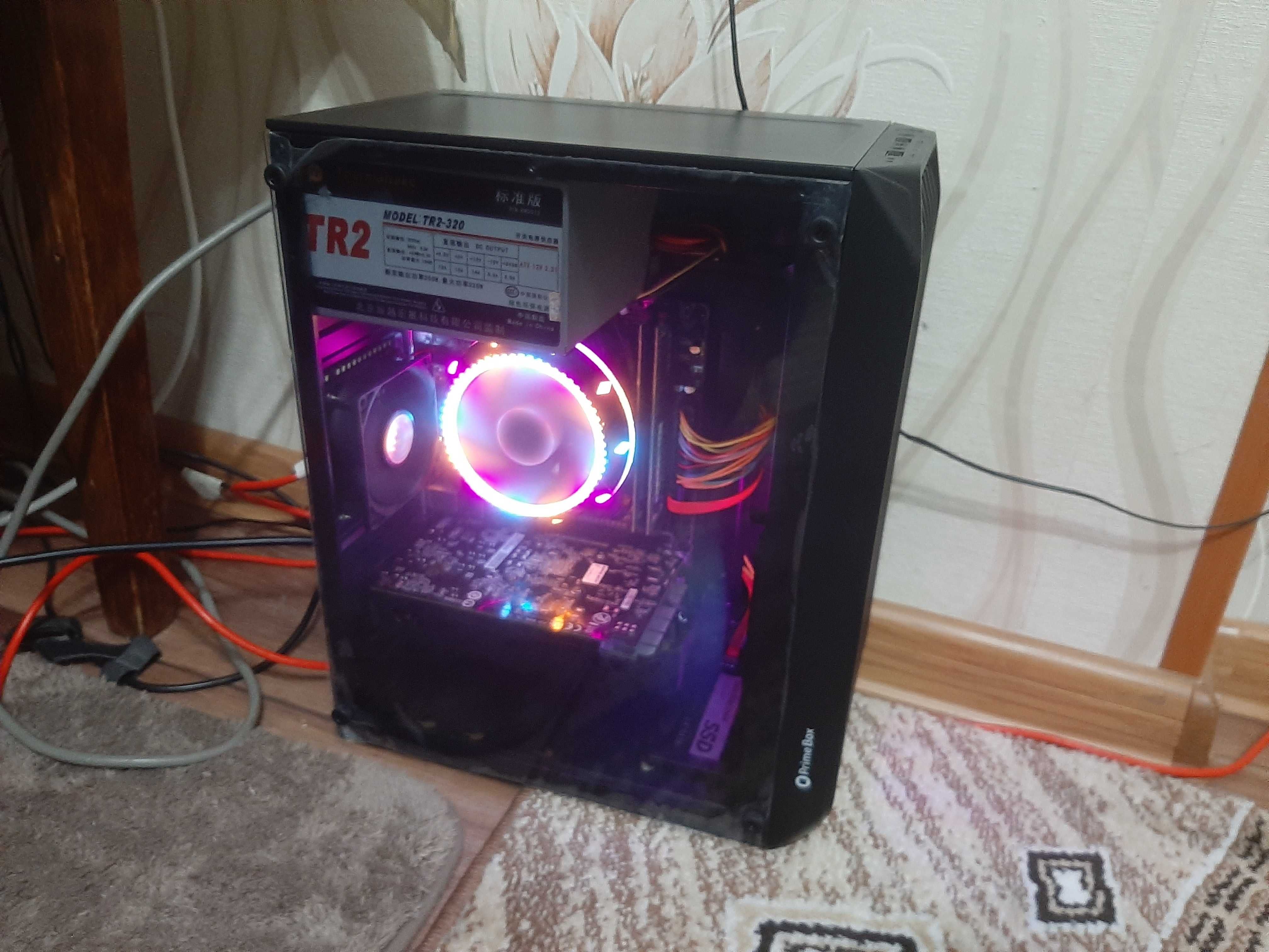 Системный блок E5 2420 V2/16гб озу/ссд 256гб/gtx 1050