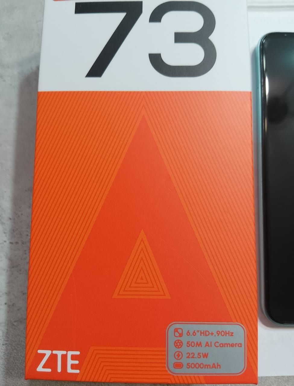 Продам смартфон ZTE Blade A73 зелёный.