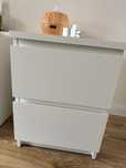 Тумба IKEA Мальм 2 ящика белая