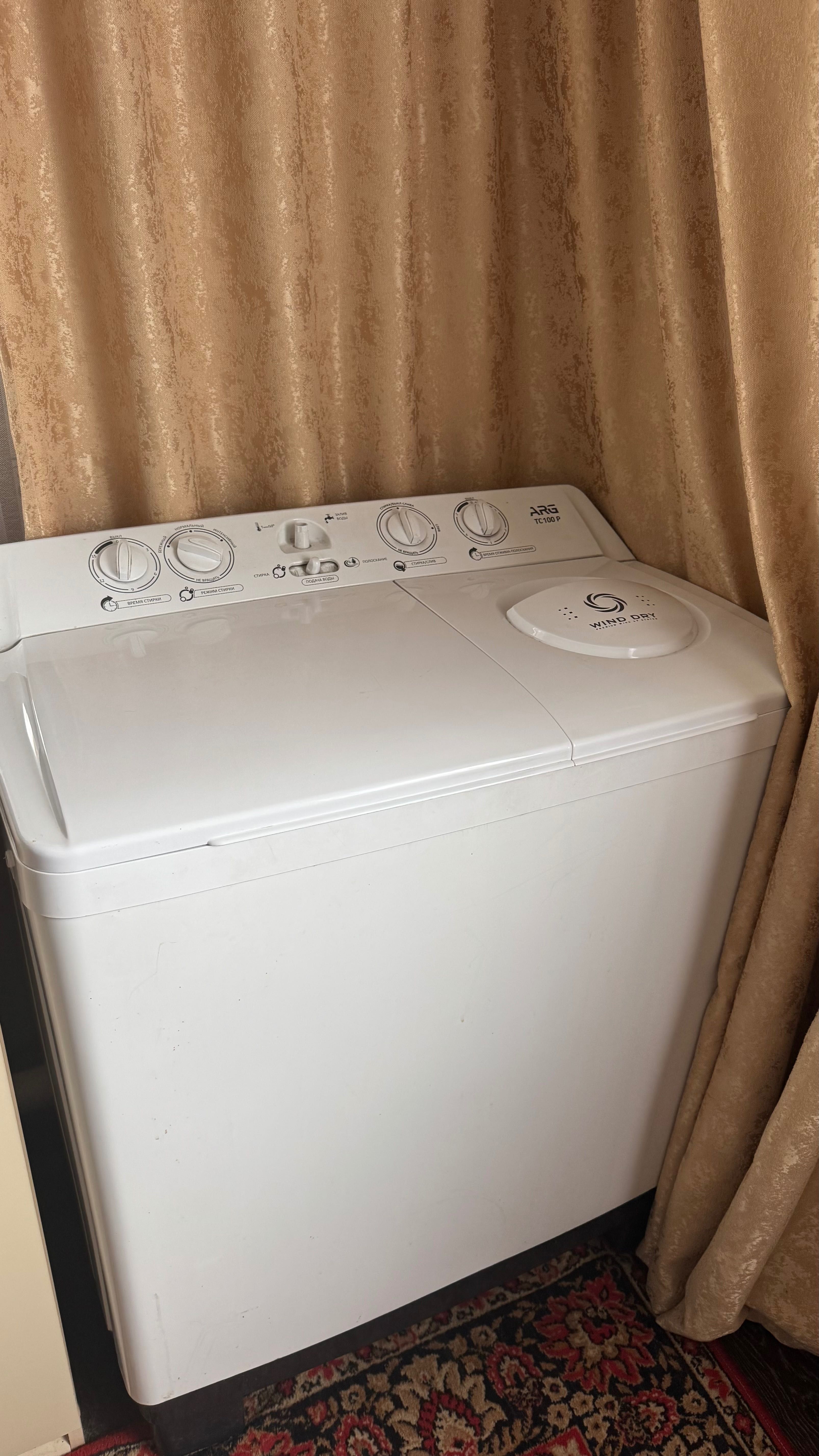 Продам стиральную машинку
ARG TC 100P Twin Tub (вертикальная, два бака